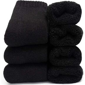 Womens Super Thick Wool Socks - Soft Warm Comfort Casual Crew Winter Socks (Pack of 3-5), Multicolor in Saudi Arabia