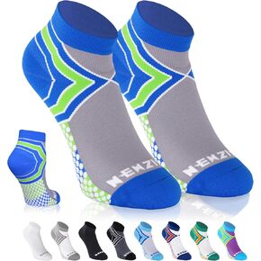 NEWZILL Ankle Compression Socks for Men & Women, Cushioned Low Cut Compression Running Socks with Ankle Support in Saudi Arabia