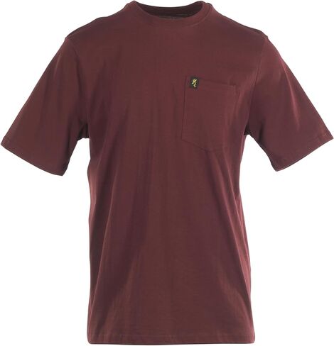 Browning Men's Buckmark Short Sleeve Pocket T Shirt in Kuwait