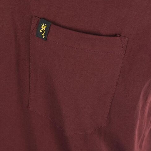 Browning Men's Buckmark Short Sleeve Pocket T Shirt in Kuwait