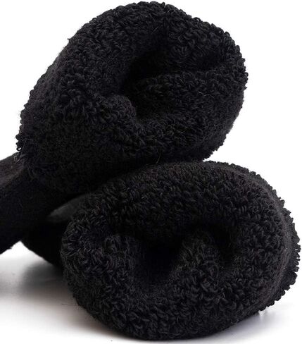 Womens Super Thick Wool Socks - Soft Warm Comfort Casual Crew Winter Socks (Pack of 3-5), Multicolor in Kuwait