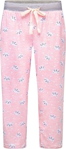 2 Pack: Pillow Talk by René Rofé Sleepwear Women's Butter Soft Lightweight Value Pack Tee and Capri Cozy Lounge Set in Saudi Arabia