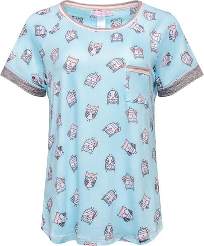 2 Pack: Pillow Talk by René Rofé Sleepwear Women's Butter Soft Lightweight Value Pack Tee and Capri Cozy Lounge Set in Saudi Arabia