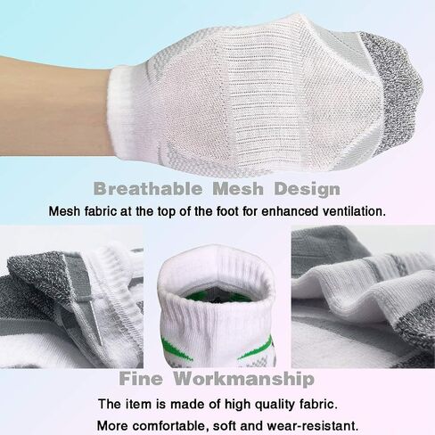 جوارب الجري الرياضية المبطنة للنساء من AKOENY (6 أزواج) in Kuwait