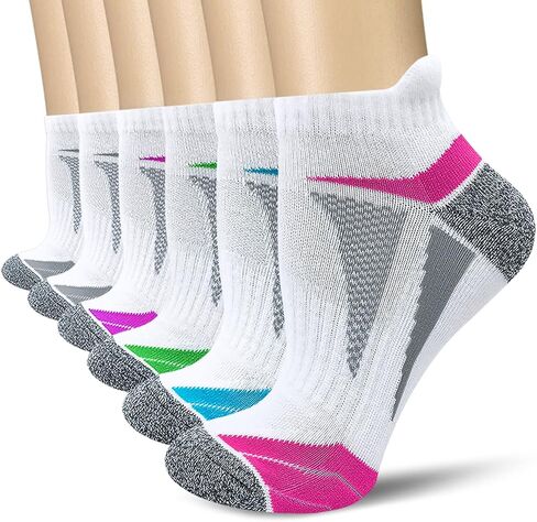 جوارب الجري الرياضية المبطنة للنساء من AKOENY (6 أزواج) in Kuwait