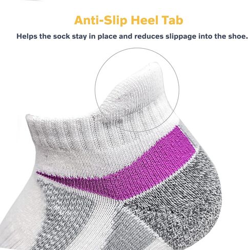 جوارب الجري الرياضية المبطنة للنساء من AKOENY (6 أزواج) in Kuwait