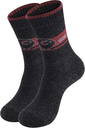 مجموعة NinetoFiveLife مكونة من 4 جوارب شتوية دافئة سميكة من الصوف للنساء، جوارب للمشي لمسافات طويلة، جوارب ترفيهية خارجية للنساء، جوارب تيري ناعمة ومريحة in Kuwait