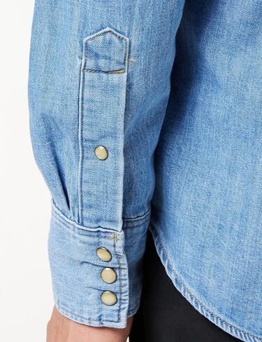 قميص G-Star Raw للرجال 3301 من قماش الدنيم الغربي بأكمام طويلة وقصة ضيقة in Saudi Arabia