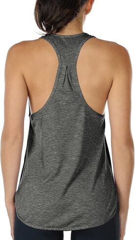icyzone Workout Tank Tops for Women - Athletic Yoga Tops, Racerback Running Tank Top Loose Fit in Kuwait