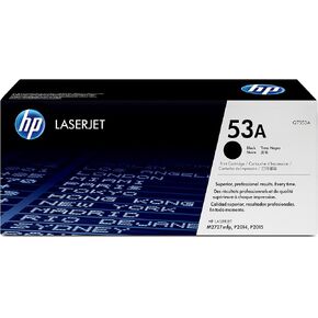 Original HP 53A Black Toner Cartridge | Works with HP LaserJet P2014, P2015 Series; HP LaserJet M2727 MFP Series | Q7553A in Saudi Arabia
