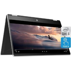 HP Pavilion x360 15 2-in-1 Convertible Laptop, Intel Core i5-10210U, 8 GB RAM, 512 GB SSD Storage, 15.6-inch HD Touchscreen Display, Windows 10 Home (15-dq1020nr, 2020 Model)
