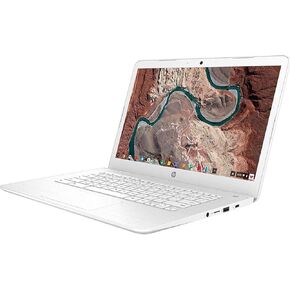 Hp 14 14" Chromebook Intel Celeron N3350 4GB Ram 32GB eMMC Snow White in Saudi Arabia