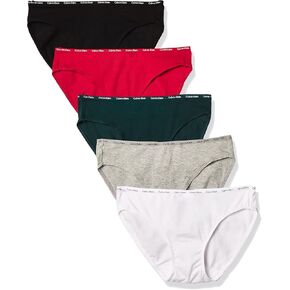 Calvin Klein Women’s Cotton Stretch Logo Bikini Panties, Multipack