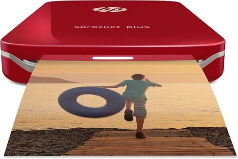 طابعة الصور الفورية HP Sprocket 3x4 - طباعة صور مقاس 3.5x4.25 بوصة لاسلكيًا على ورق Zink من أجهزة iOS وAndroid in Kuwait