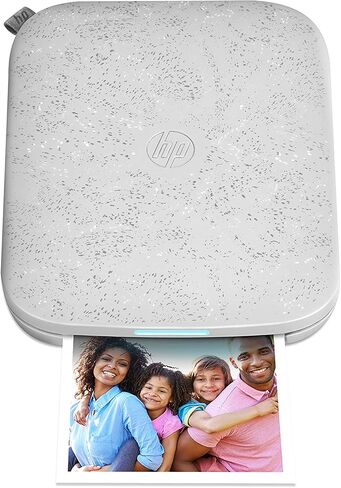 HP Sprocket 3x4 Instant Photo Printer – Wirelessly Print 3.5x4.25" Photos on Zink Paper + HP Sprocket 3.5 x 4.25" Zink Sticky-Backed Photo Paper (50 Pack) Compatible w/HP Sprocket 3x4 Photo Printer in Kuwait
