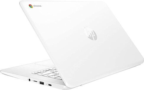 Hp 14 14" Chromebook Intel Celeron N3350 4GB Ram 32GB eMMC Snow White in Saudi Arabia