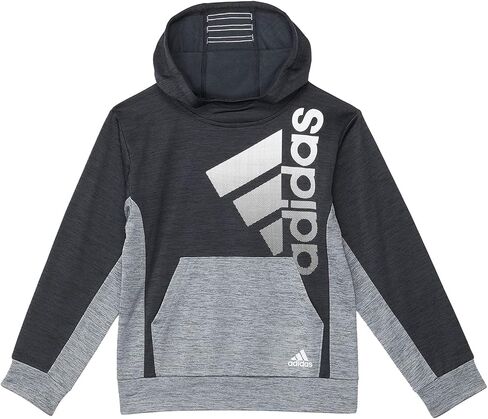 adidas Boys' Colorblock Mélange Pullover Hoodie in Kuwait