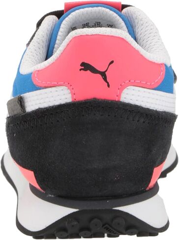 Puma Future Rider Play On Sneaker Black-Yellow Glow-Ultra Blue, 4 US Unisex Big Kid in Saudi Arabia