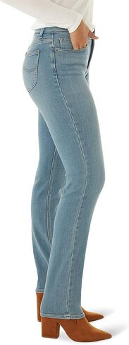 Lee Women's Ultra Lux Mid-Rise Slim Fit Straight Leg Jean in Saudi Arabia