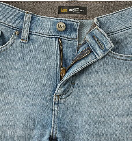 Lee Women's Ultra Lux Mid-Rise Slim Fit Straight Leg Jean in Saudi Arabia