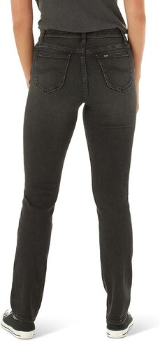 Lee Women's Ultra Lux Mid-Rise Slim Fit Straight Leg Jean in Saudi Arabia