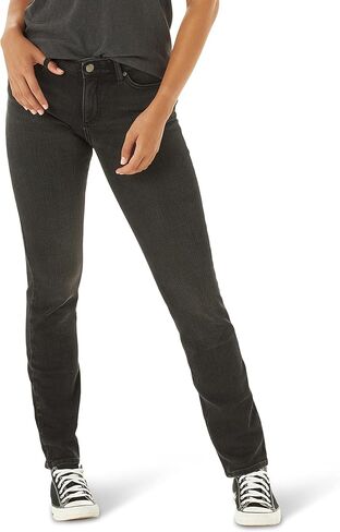 Lee Women's Ultra Lux Mid-Rise Slim Fit Straight Leg Jean in Saudi Arabia