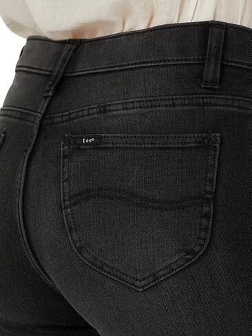 Lee Women's Ultra Lux Mid-Rise Slim Fit Straight Leg Jean in Saudi Arabia