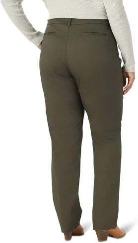 Lee Women's Plus Size Wrinkle Free Relaxed Fit Straight Leg Pant in Saudi Arabia