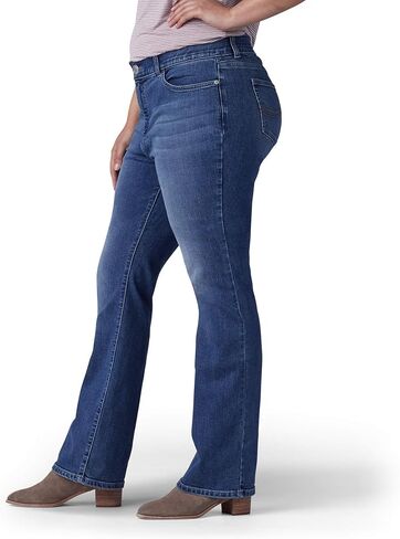 Lee Women's Plus-Size Flex Motion Regular Fit Bootcut Jean in Saudi Arabia