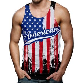 RAISEVERN Mens Funny Tank Tops 3D Graphic Sleeveless Summer Sports Gym Workout T-Shirt …