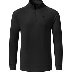 JINSHI Men Half Zip Hiking Shirt Long Sleeve Shirt Pullover Comfy Breathable