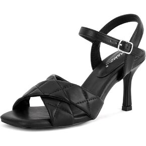Greatonu Women's Square Toe heels Open Toe Slip-on Sandals Heeled Mules in Kuwait