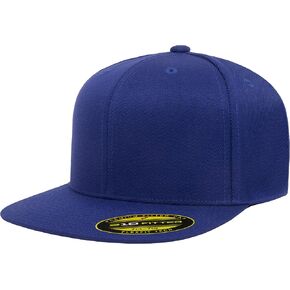 Flexfit Men's 210 Fitted Flat Bill Cap Hat
