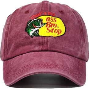 Hatzooney Funny Hats for Men,Thats My As Bro Stop Baseball Cap,Fishing Cap for Adults in Kuwait