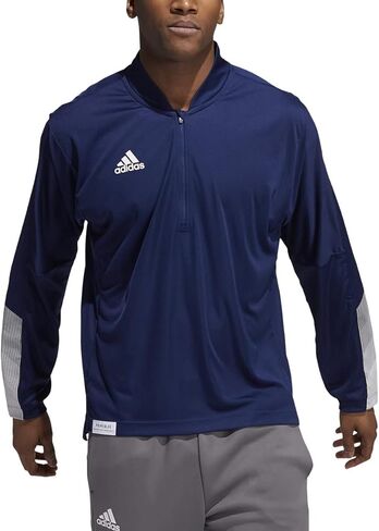 سترة adidas Sideline 21 بأكمام طويلة وربع سحاب - كاجوال للرجال in Saudi Arabia