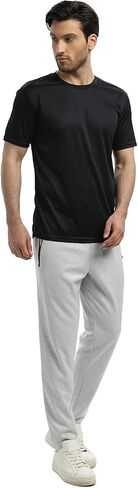 تي شيرت رجالي من SUGARNO، 5 عبوات تي شيرت قصير الأكمام سريع الجفاف خفيف الوزن للتمرين في صالة الألعاب الرياضية والجري in Kuwait