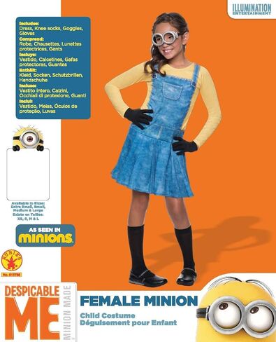 Rubie's Costume Female Minion Child Costume, X-Small, One Color in Saudi Arabia