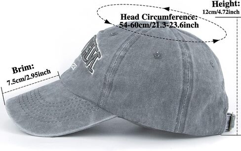 Baseball Hat New-York Distressed-Adjustable-Strapback - Washed Twill Dad Hat Unisex in Saudi Arabia