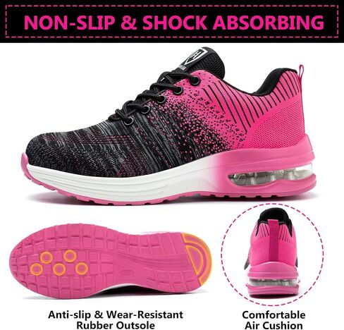 Steel Toe Shoes for Men Women Lightweight Comfortable Work Shoes Indestructible Slip Resistant Safety Shoes with Air Cushion in Saudi Arabia