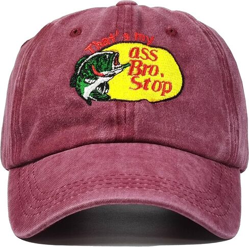 Hatzooney Funny Hats for Men,Thats My As Bro Stop Baseball Cap,Fishing Cap for Adults in Kuwait