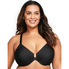 Glamorise Women's Plus Size Front-Closure Wonderwire Bra Underwire #1247