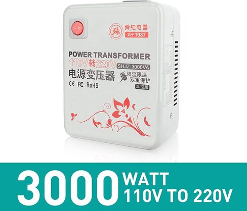 110 to 220 Voltage Converter 120v to 240v Step Up Transformer 2000W in Saudi Arabia