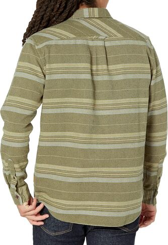 Quiksilver Men's Horizontal Ridge Button Down Flannel Shirt in Saudi Arabia