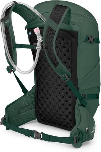 حقيبة ظهر Osprey Skarab 30L للمشي لمسافات طويلة للرجال مع خزان هيدروليكي، تندرا جرين، مقاس واحد in Kuwait