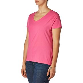 Hanes Women’s Perfect-T Short Sleeve V-Neck T-Shirt in Saudi Arabia
