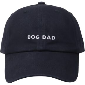 Hatphile 6 Panel Soft Embroidery Dog Dad Hat Dog Mom Hat Adjustable Baseball Cap Dog Lover Gifts for Men/Women