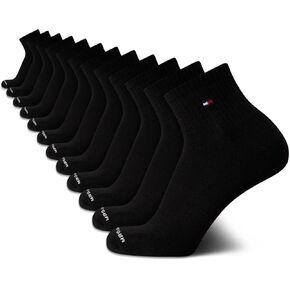Tommy Hilfiger Men's Athletic Socks - Cushion Quarter Cut Ankle Socks (12 Pack) in Saudi Arabia