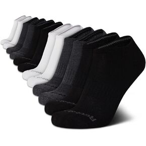 Reebok Men's Athletic No-Show Low Cut Socks with Cushion Comfort (12 Pack)