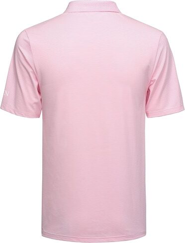 Striped Polo Shirts for Men - Short Sleeve Dry Fit Golf Polo Work Polo Shirts Tennis Golf Athletic Shirts in Kuwait
