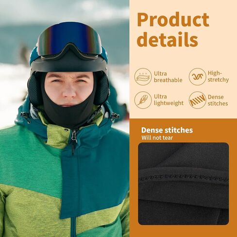 WOWSTAR Balaclava Ski Mask, UV Protection for Men and Women, Skiing, Snowboarding, Motorcycle… in Saudi Arabia